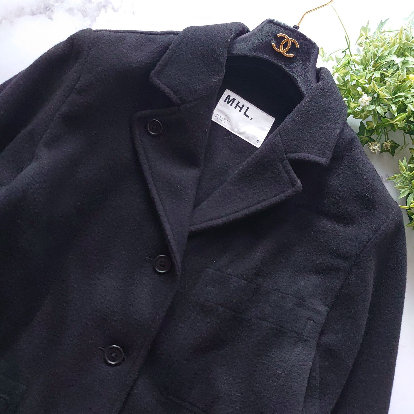 21AW MHL. FELTED SHETLAND WOOL JACKET M - メルカリ