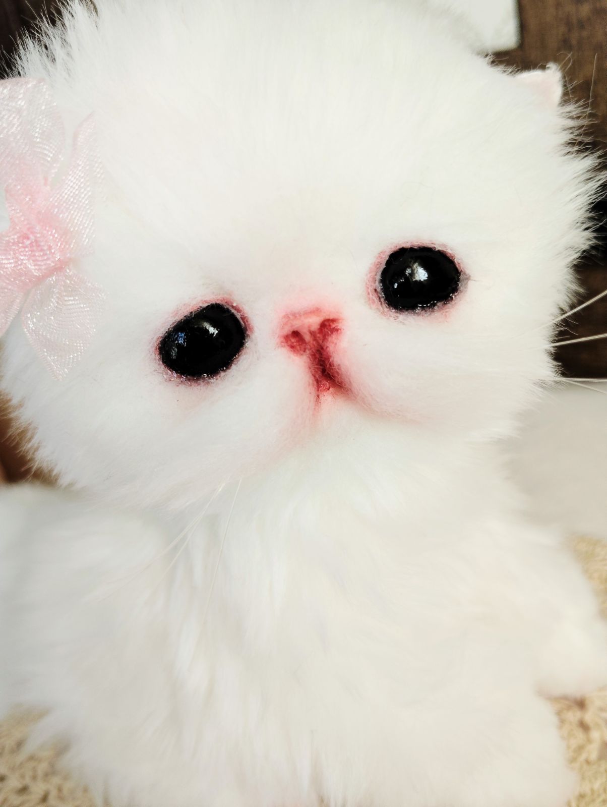 幼猫♡子猫のタンポポちゃん♡アートドール♡ぬいぐるみ♡ - メルカリ