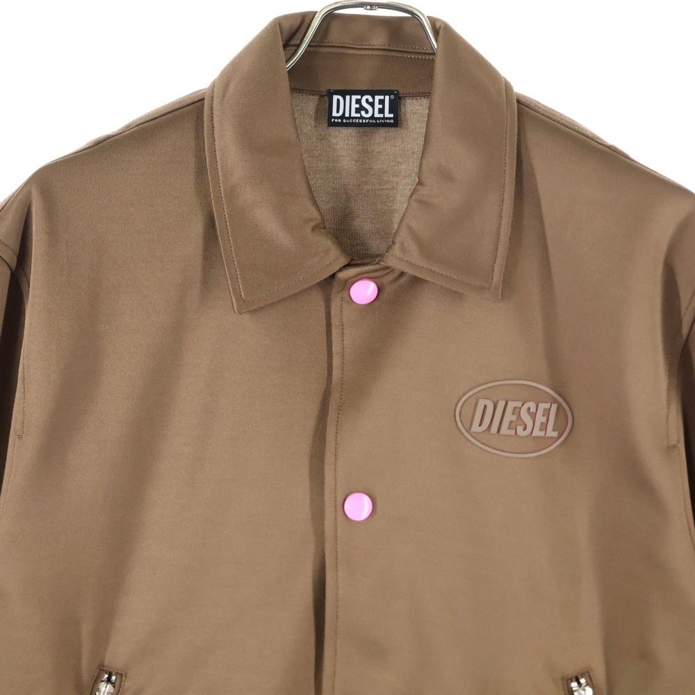 DIESEL (ディーゼル) LAKER-EASY ボンバージャケット ブラウン/ピンク