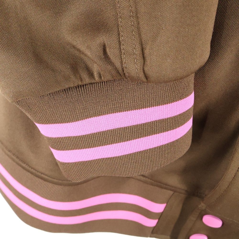 DIESEL (ディーゼル) LAKER-EASY ボンバージャケット ブラウン/ピンク