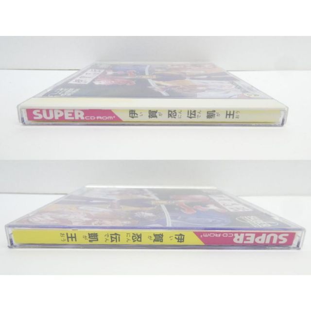  PCエンジン SUPER CD ROM 伊賀忍伝 凱王 レトロ ゲームソフト △WE 2754 ソフト PCエンジン