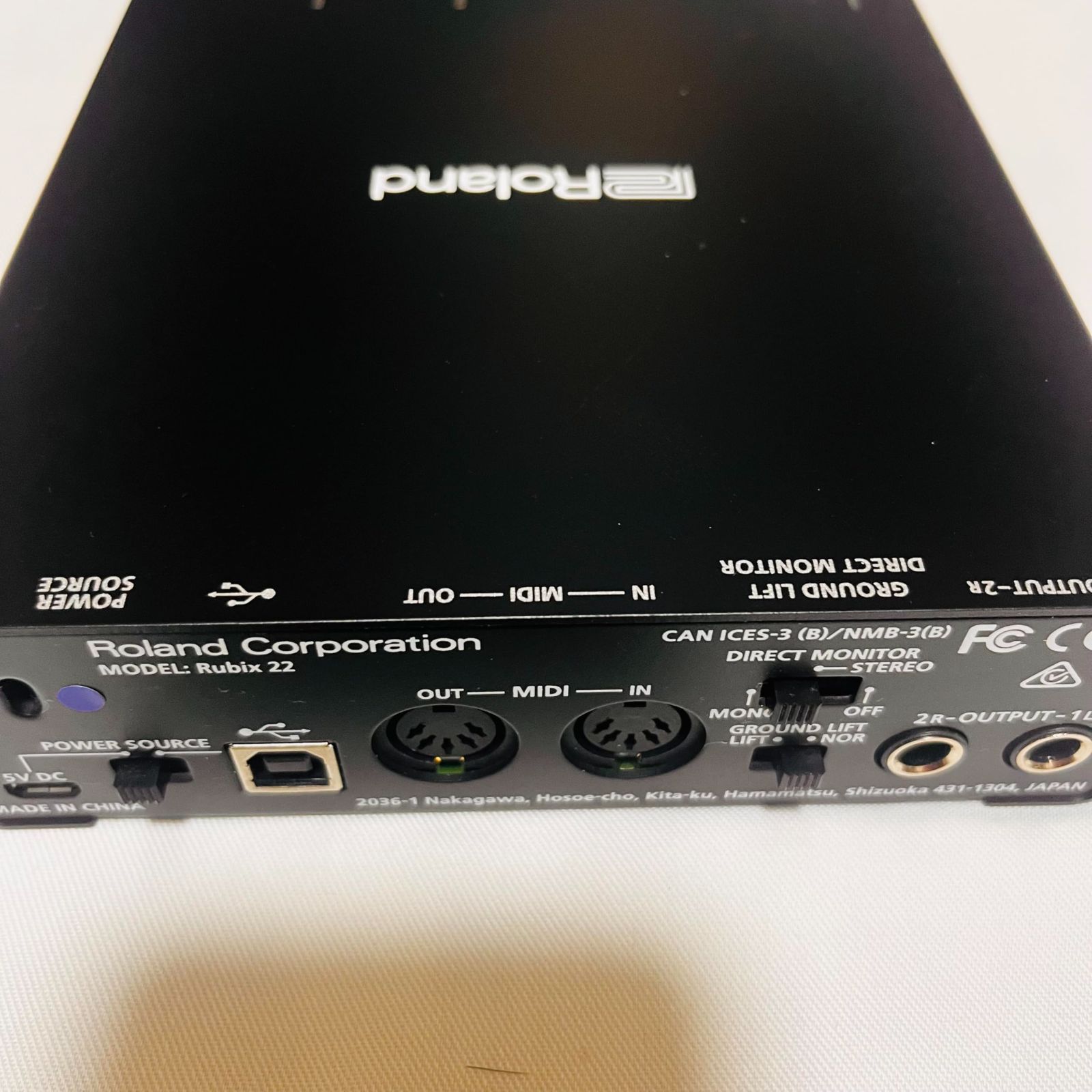 ローランド ROLAND Rubix22 USB AUDIO INTERFACE オーディオ