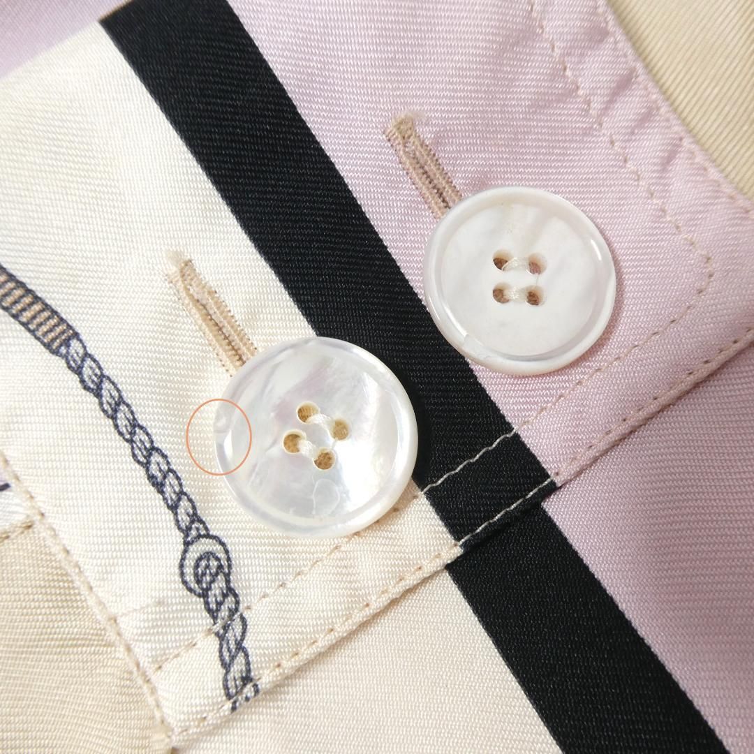 エルメス HERMES Clic Clac クリッククラック シャツ ブラウス シルク