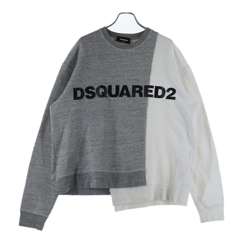 DSQUARED2 (ディースクエアード) 21SS ロゴプリントクルーネック