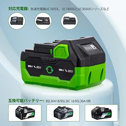 迅速に発送 ハイコーキ バッテリー 36 V大容量 6 0 ahリチウムイオン hikokiインパクト18 vバッテリー全新セル採用 コードレス電動工具等シリーズ用 BSL 1830 BS