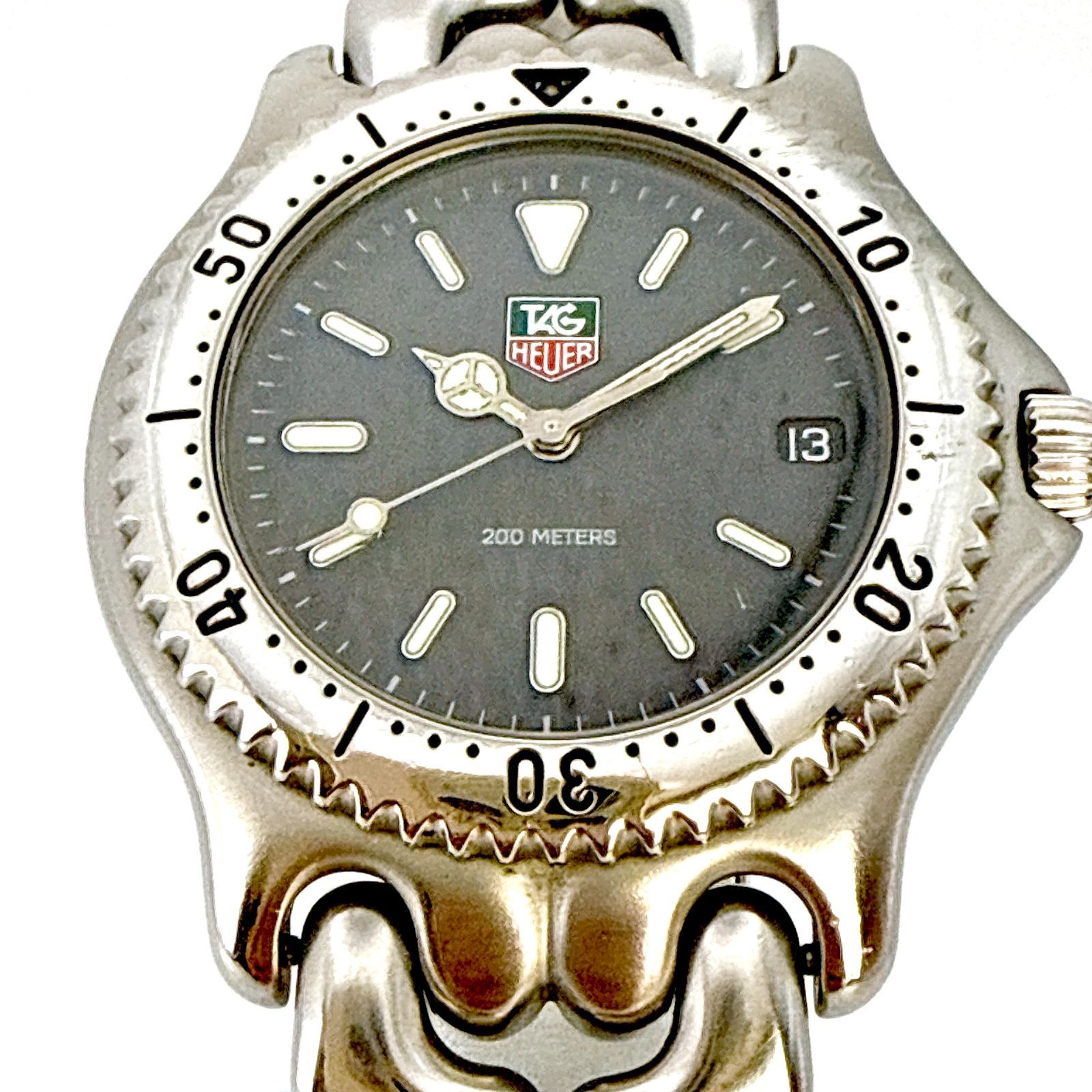A 112 訳アリ TAG Heuer S el 99 206 M タグ ホイヤー セル ガンメタダイアル メンズウォッチ クォーツ