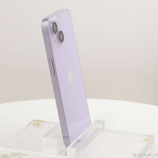 正規 店 メリット 〔中古品〕 iPhone14 128GB パープル MPUY3J／A SIM
