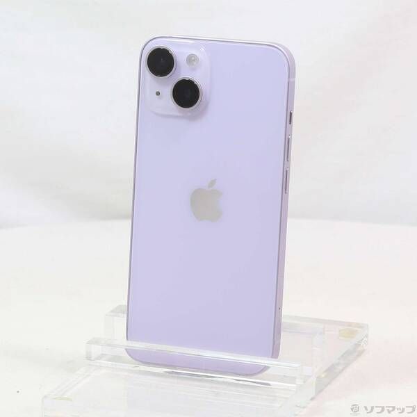 SIMフリー iPhone14 128gb パープル 充電94% 美品 型番:14