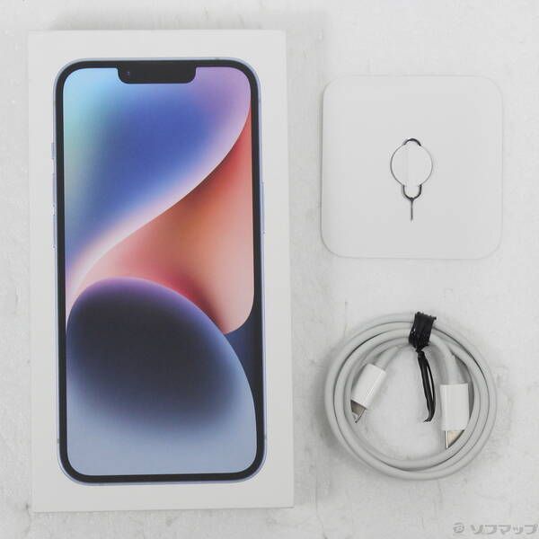 中古品〕 iPhone14 128GB ブルー MPVJ3J／A SIMフリー【198】 - メルカリ