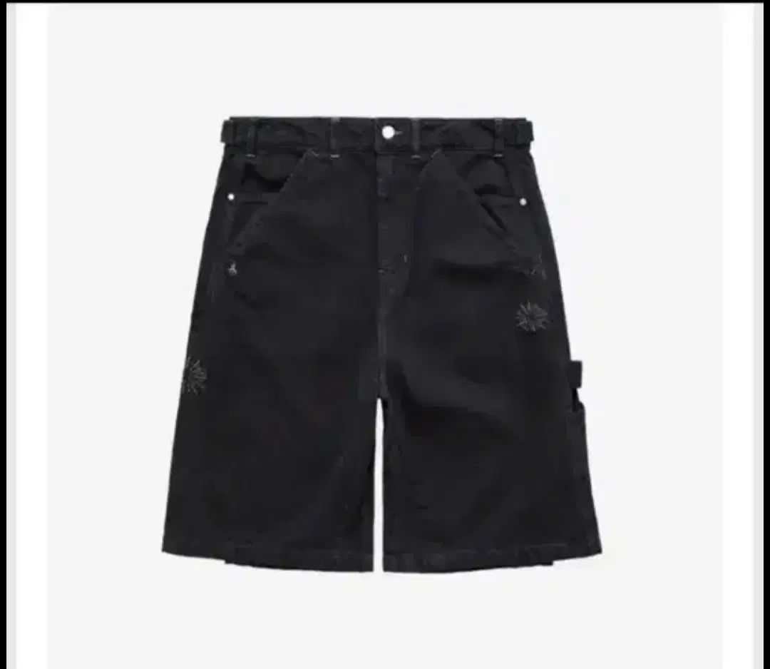 4 1 2 ハンマーデニムパンツ ウォッシュドブラック