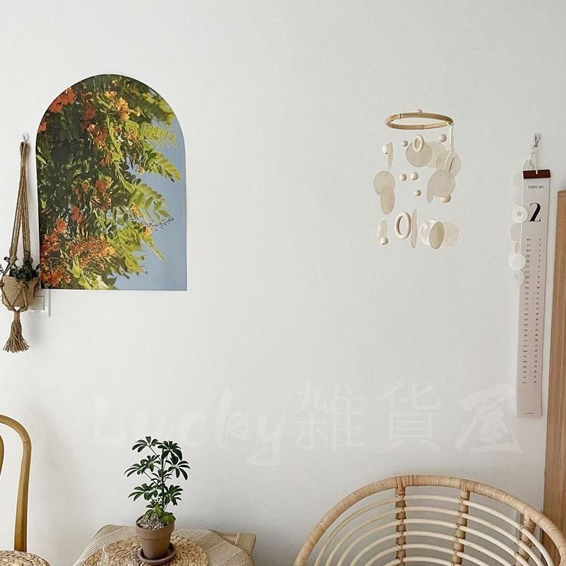 新しい未使用 モビール 北欧 おしゃれ シェル 風鈴 インテリア