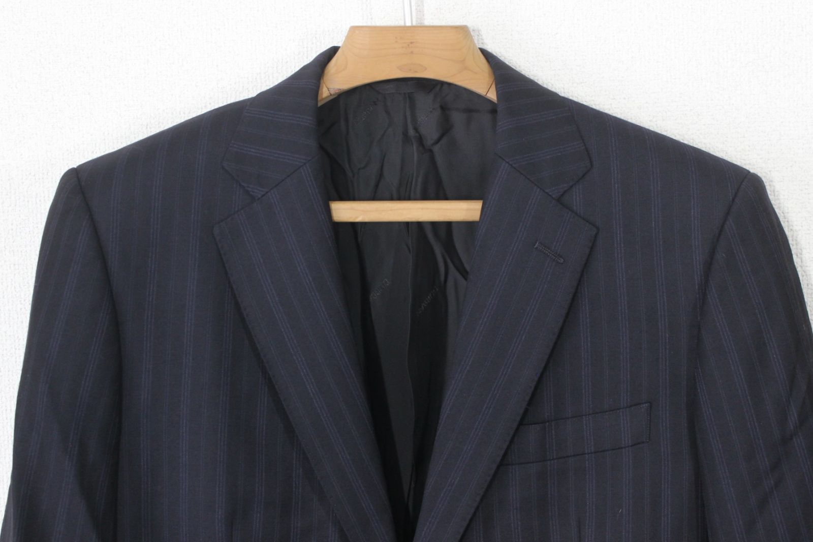 D04 【ダーバン ロロピアーナ】スーツ セットアップ 90Y4 ネイビー 86【美品】ダーバン × ロロピアーナ スーツ AB4 メンズ ややゆったり体