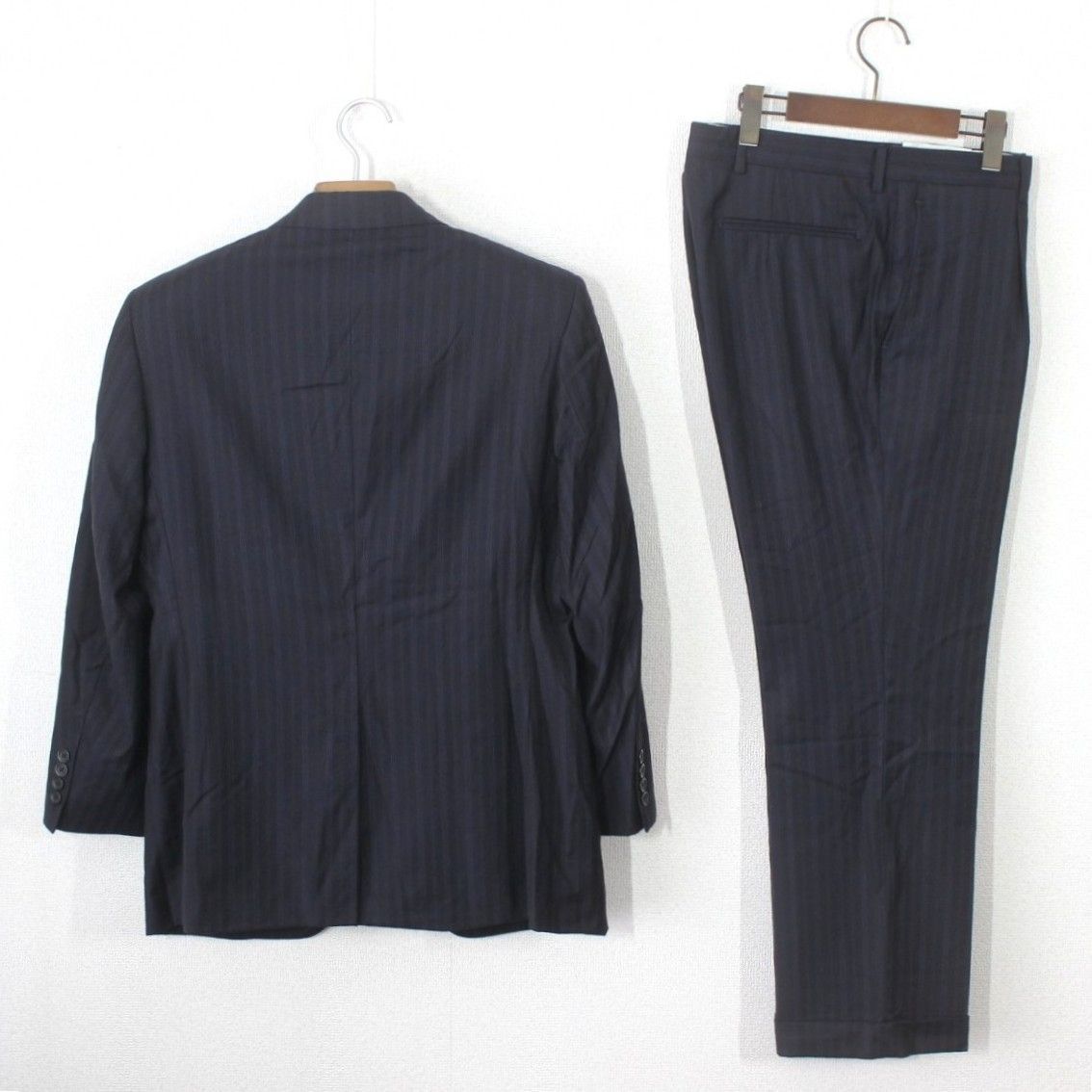 86【美品】ダーバン × ロロピアーナ スーツ AB4 メンズ ややゆったり体