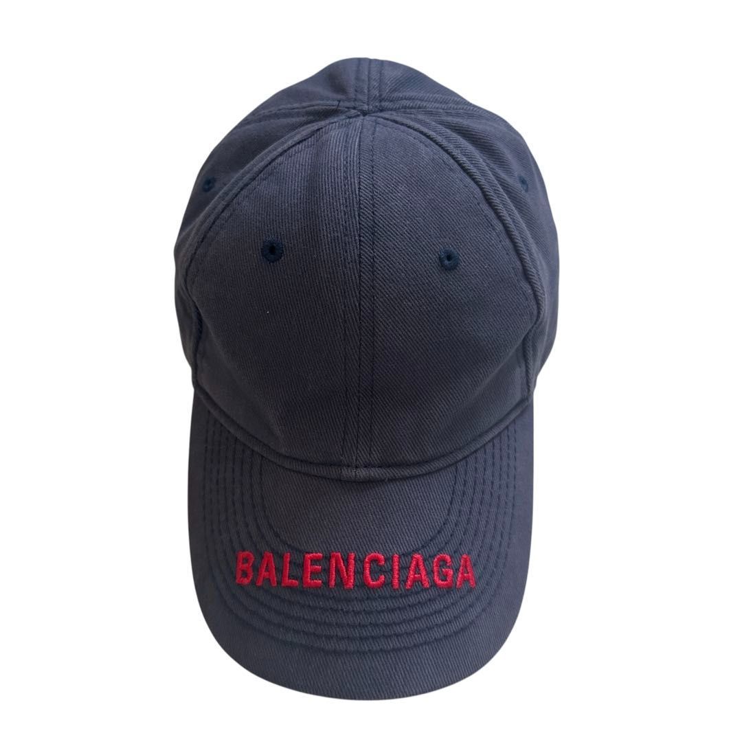 大きいサイズ デザイン BALENCIAGA バレンシアガ キャップ 帽子 調整 Lサイズ レディース メンズ 男女