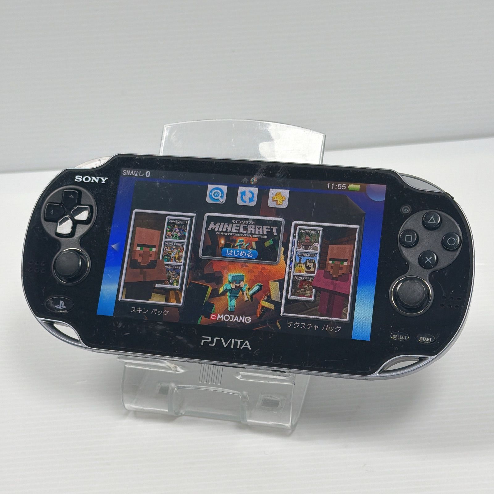 PSVITA PCH 1100 ブラック PlayStation Vita FW 3 74 遊べるセット ソニー プレイステーション