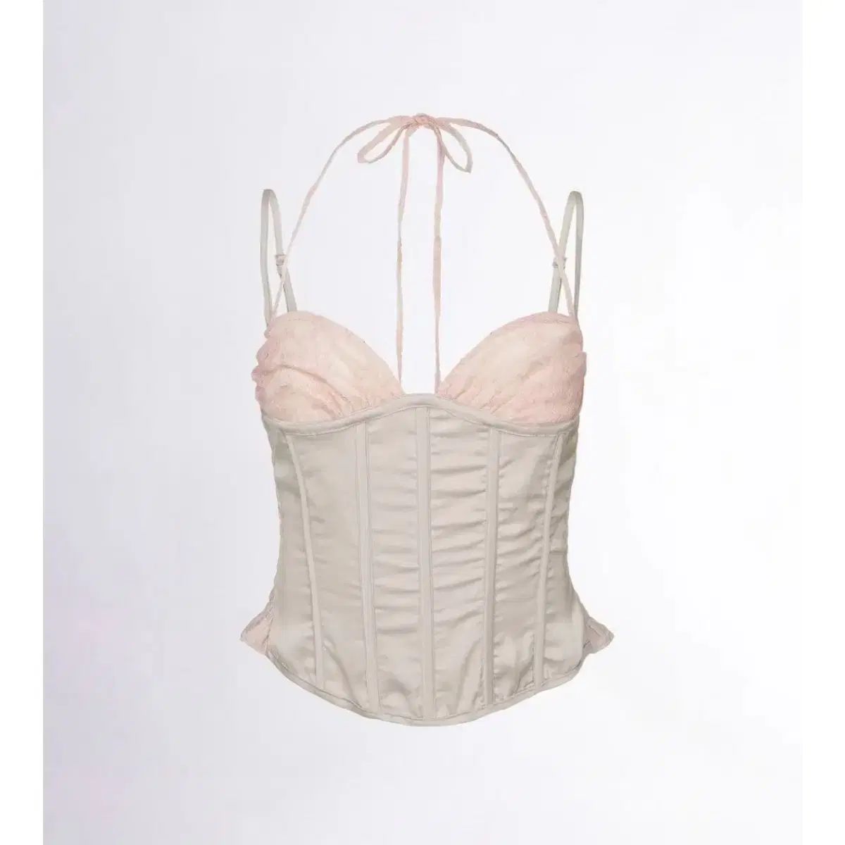 90 s グロシー コルセット トップス