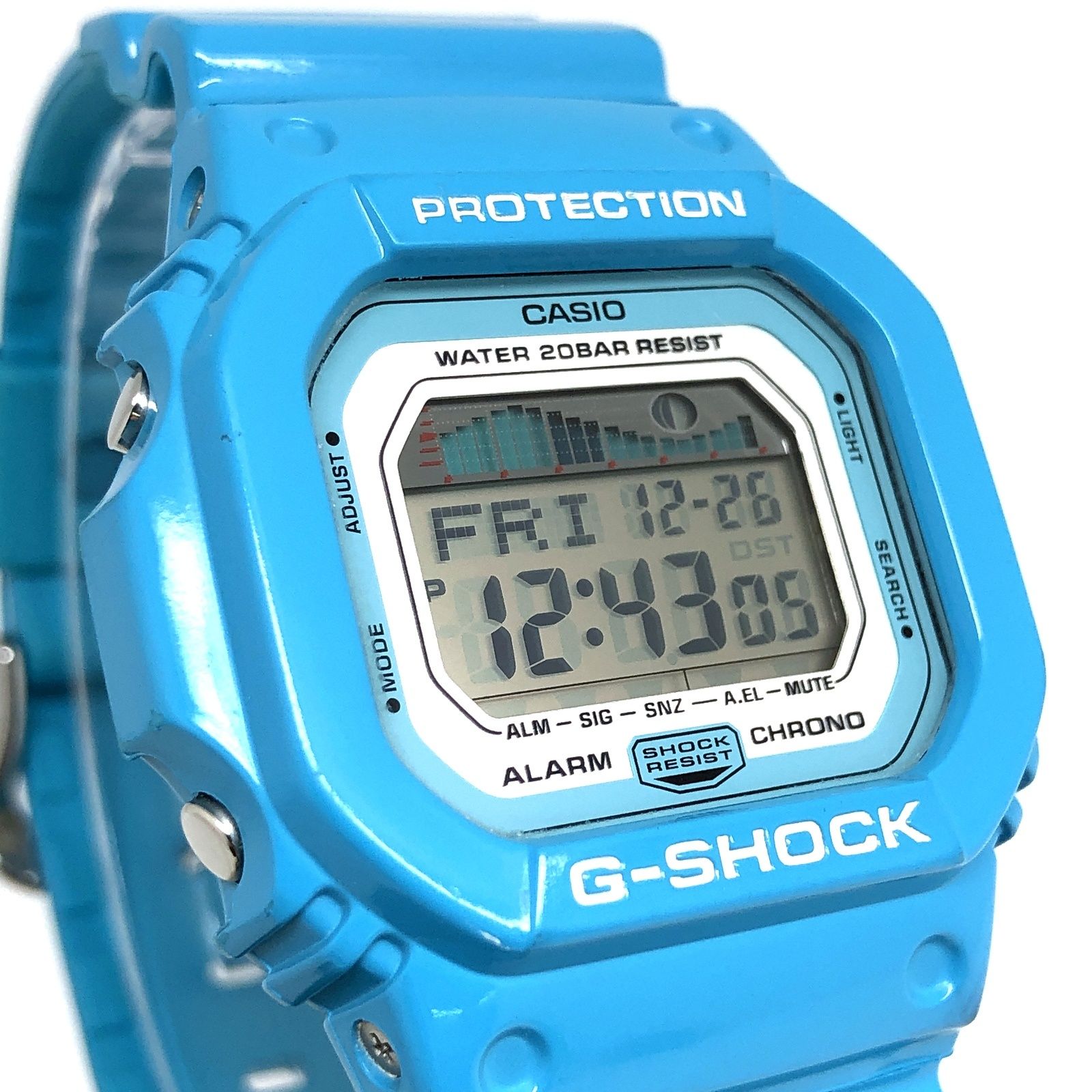 G-SHOCK GLX-5600A タイドグラフ　ターコイズブルー　希少色 G-SHOCK GLX-5600A タイドグラフターコイズブルー希少色