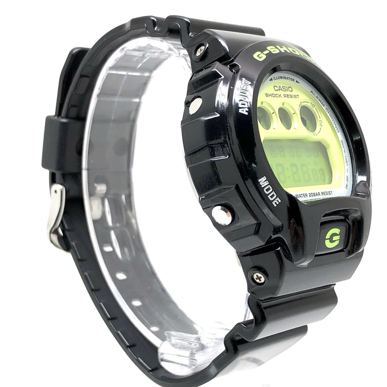 G SHOCK ジーショック DW 6900 CS 1 Crazy Colors クレイジーカラーズ 3つ目 光沢塗装 ブラック グリーン 2008年 発売