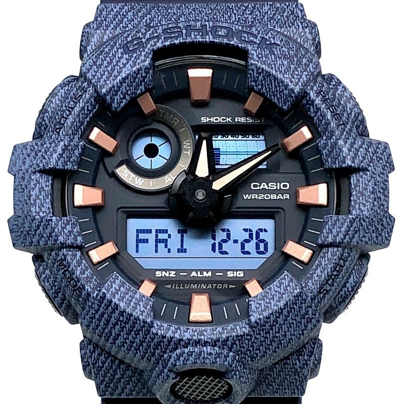 G-SHOCK ジーショック GA-700DE-2 DENIM'D COLOR デニムドカラー