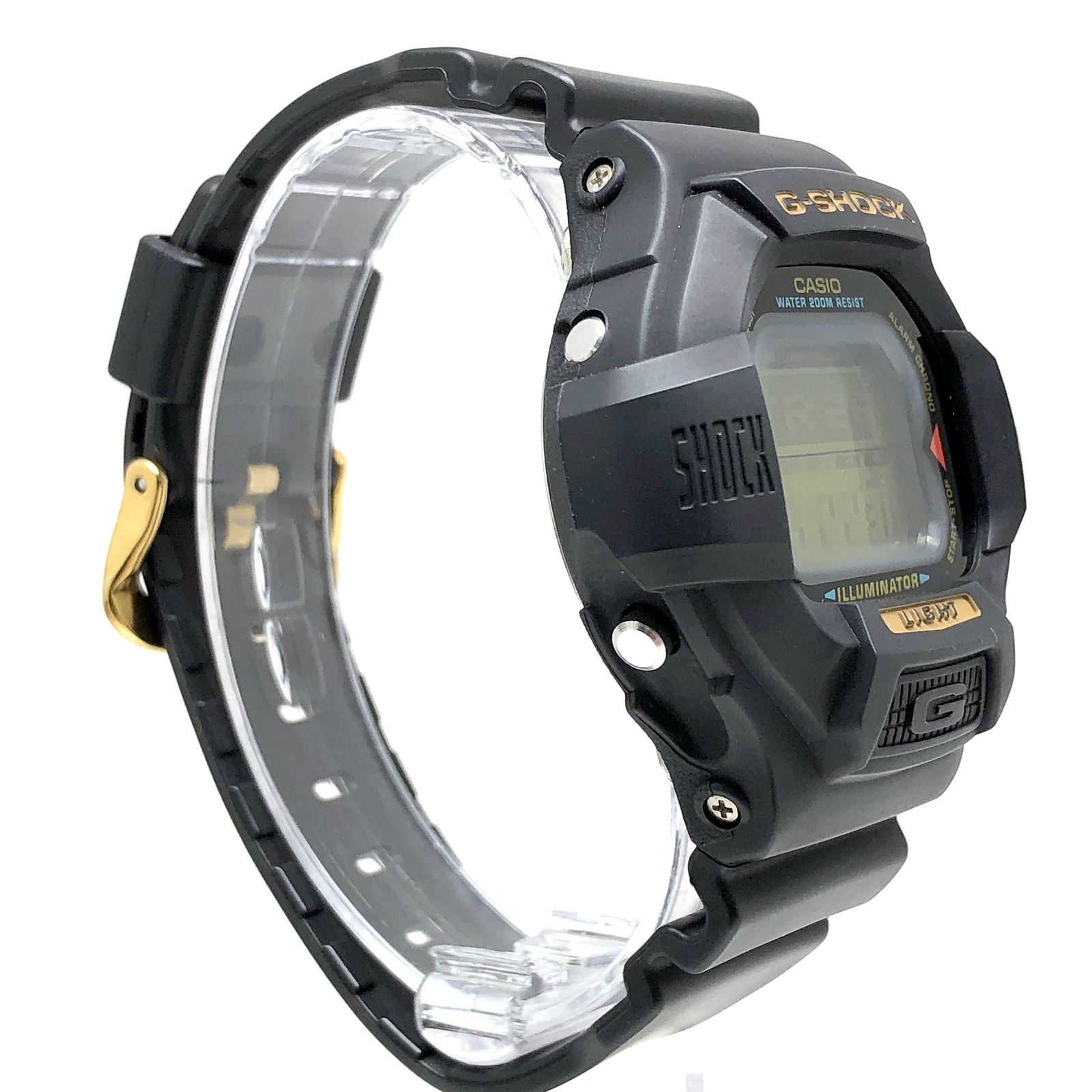 G SHOCK ジーショック DW 8030 1 V Time to get Tough 海外モデル 200 M表記 ゴールド液晶 ヴィンテージ 1995年 発売