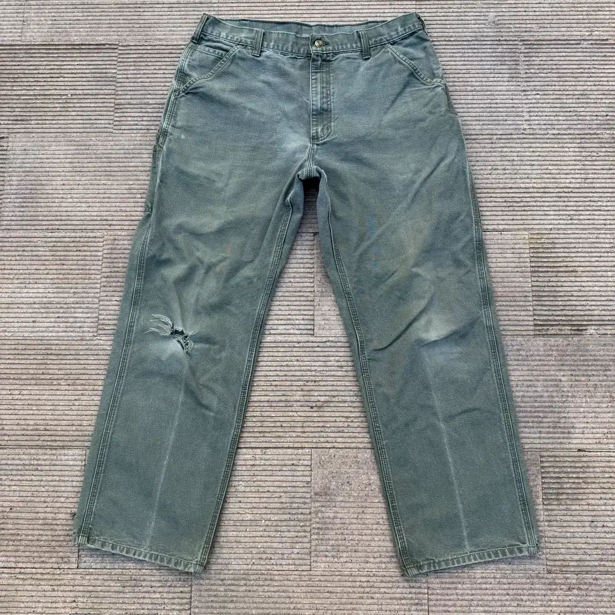 ヴィンテージ カーハート Single Knee B 11 Mos モス カーペンター パンツ