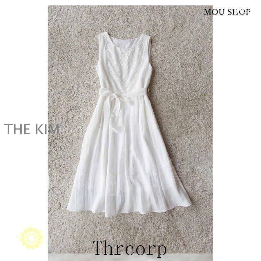 新しい未使用 レディース マキシシフォンワンピース リゾート 夏 白