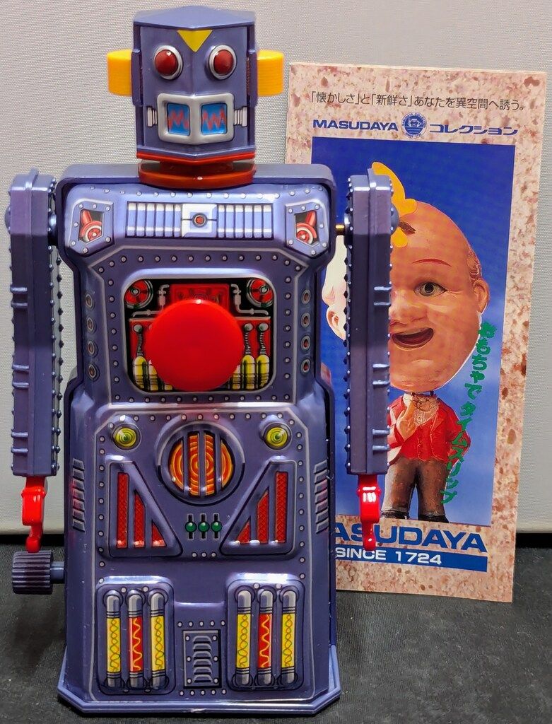 増田屋コーポレーション ゼンマイブリキ ミニ ターゲットロボット