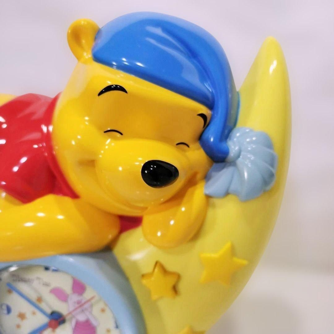 訳あり】美品 セイコー くまのプーさん おしゃべり目覚まし時計 当時物