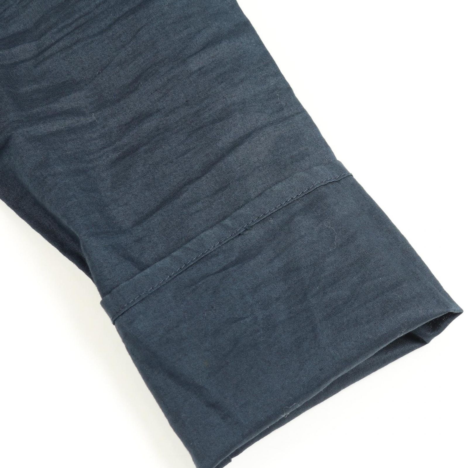  マーレット Merlette ワンピース フリル ネイビー コットン レディース B 長袖 七分袖 ひざ丈ワンピース