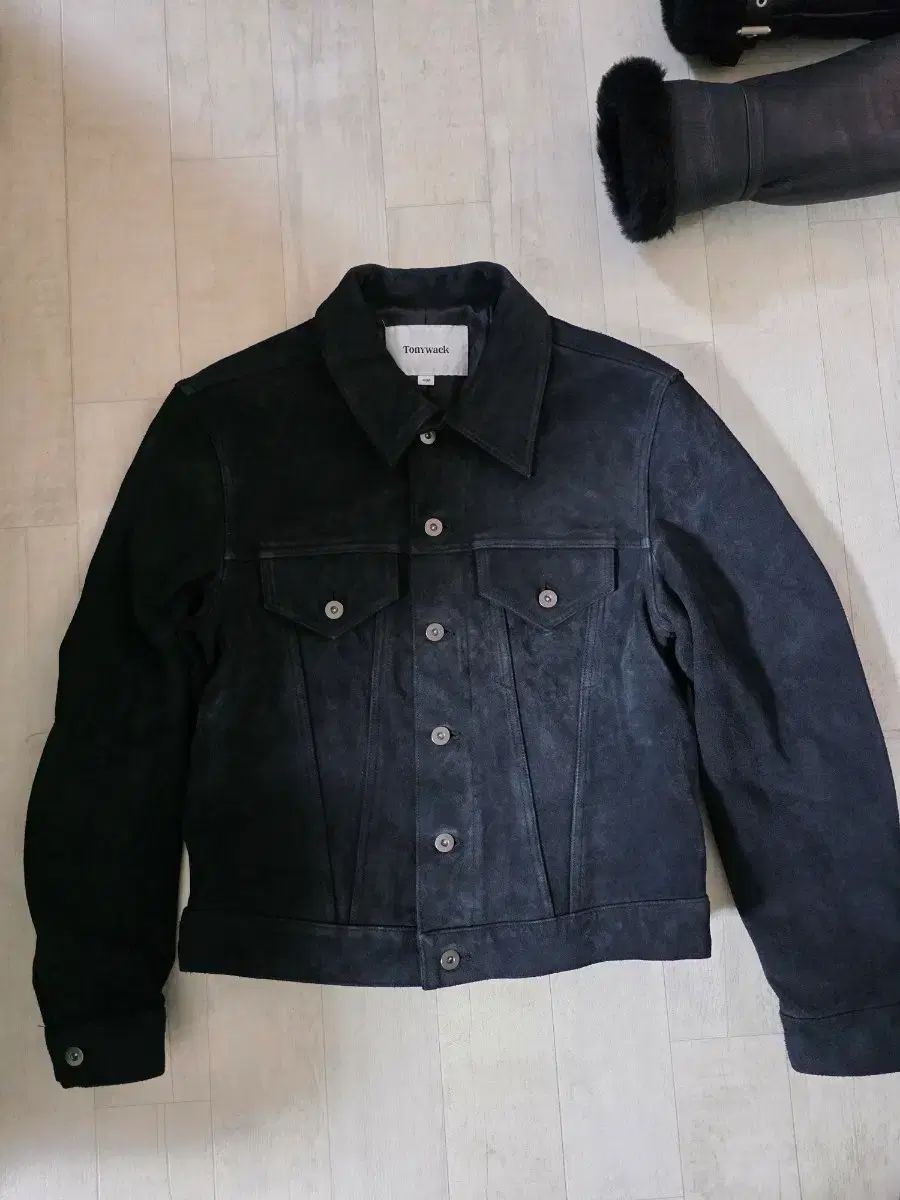 トニーウェーク カウハイド スウェード ジャケット M