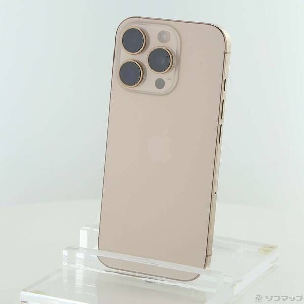 中古品〕 iPhone16 Pro 256GB デザートチタニウム MYN23J／A SIMフリー