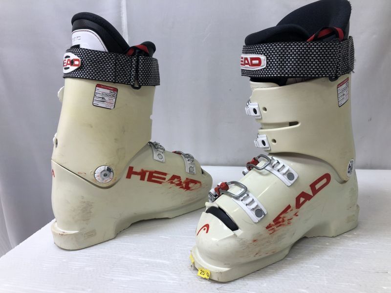 HEAD Raptor RS 75スキーブーツ 子ども用 レッド Head Raptor WCR 中古