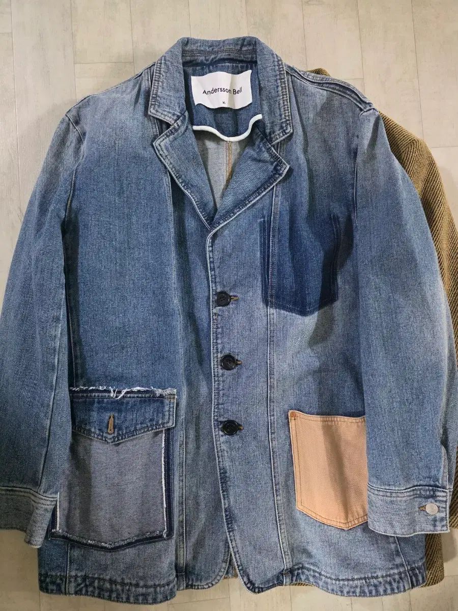 アンダースンベル デニムパッチ リワーク ジャケット xl