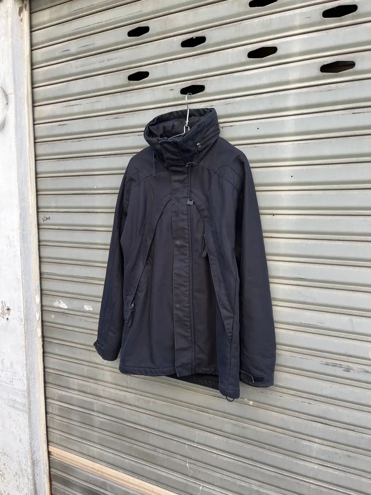 Armani Exchange 斜めボーダー ジッパライン ジャケット