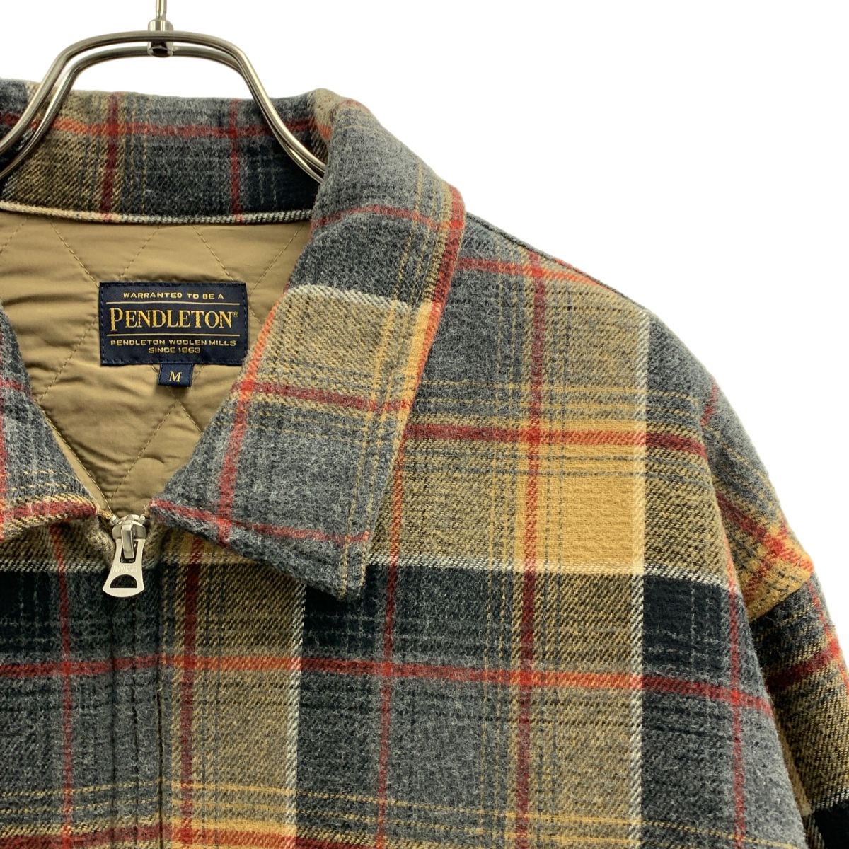 P*n様 50's PENDLETON ノーカラージャケット 50s PENDLETONペンドルトン ノーカラー ウール テーラードジャケット