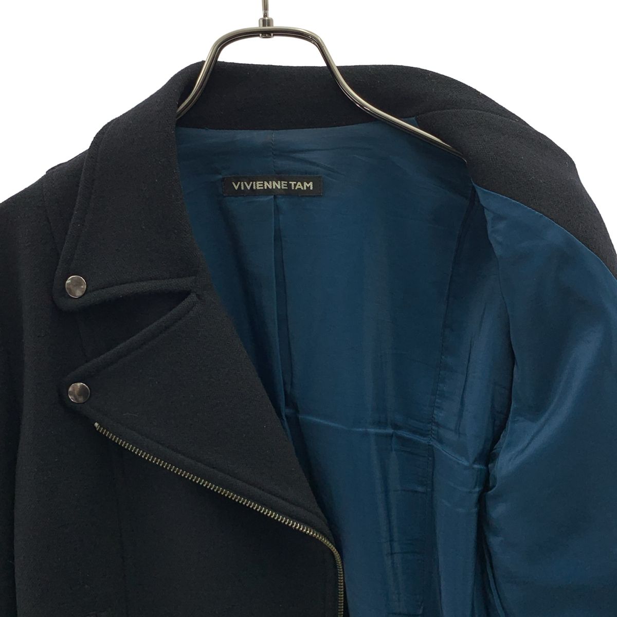 VIVIENNE TAM / ヴィヴィアンタム | ウール ロゴジップ ダブル