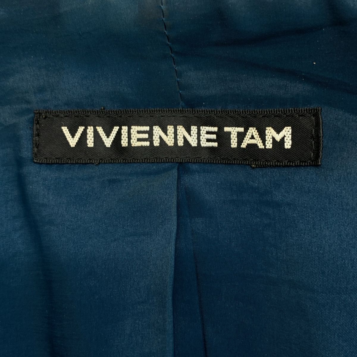 VIVIENNE TAM / ヴィヴィアンタム | ウール ロゴジップ ダブル