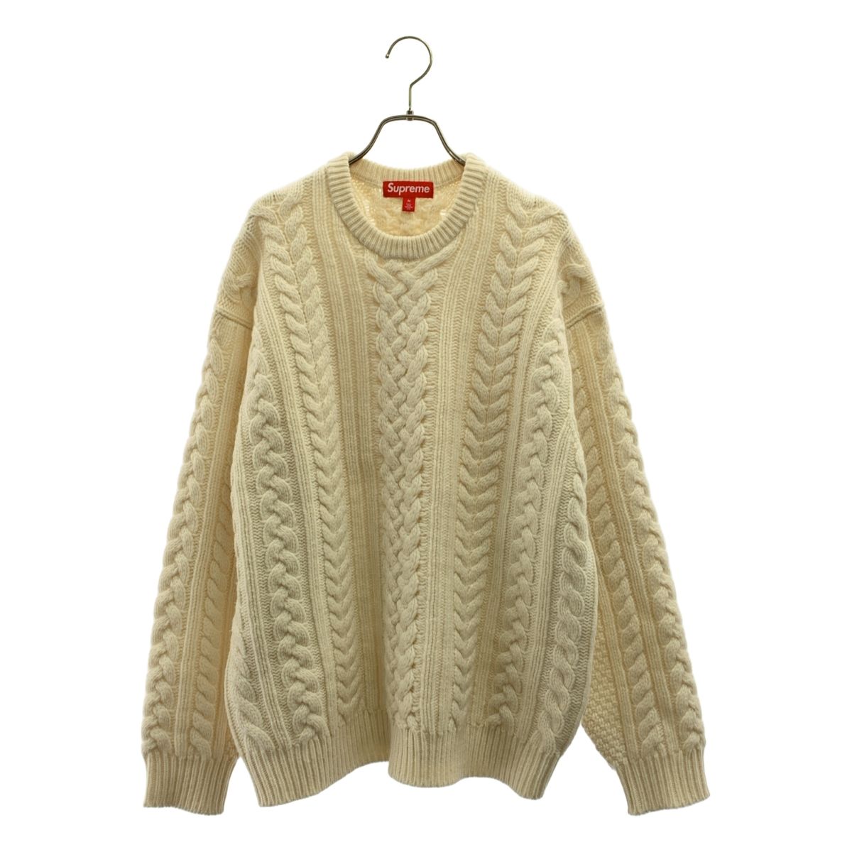 SUPREME / シュプリーム | 2023AW | Applique Cable Knit Sweater ロゴ