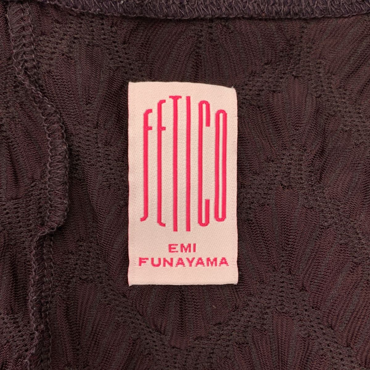  FETICO フェティコ 2025 AW JQ JERSEY CUTOUT DRESS ワンピース 1 ブラウン レディース その他 ワンピース