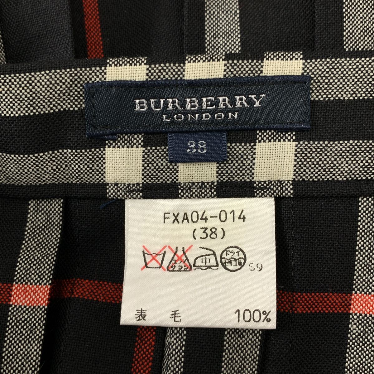 BURBERRY LONDON / バーバリーロンドン | ウール ノバチェック