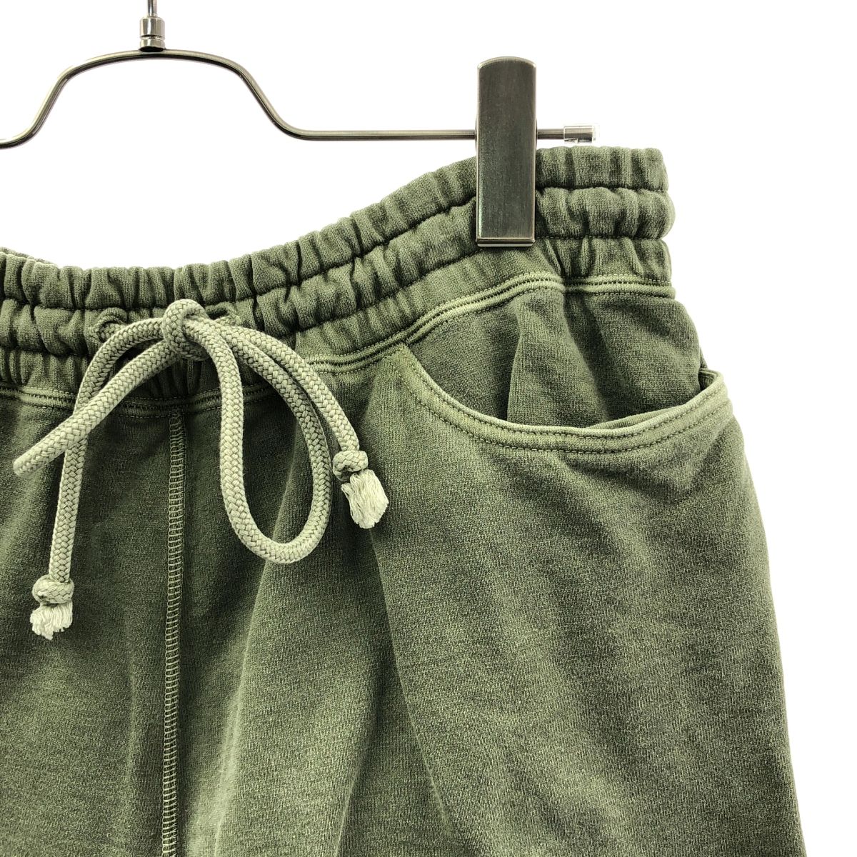 アンスクリア 2025 AW Layered sweat pants ドローストリング スウェット パンツ M カーキ系 レディース