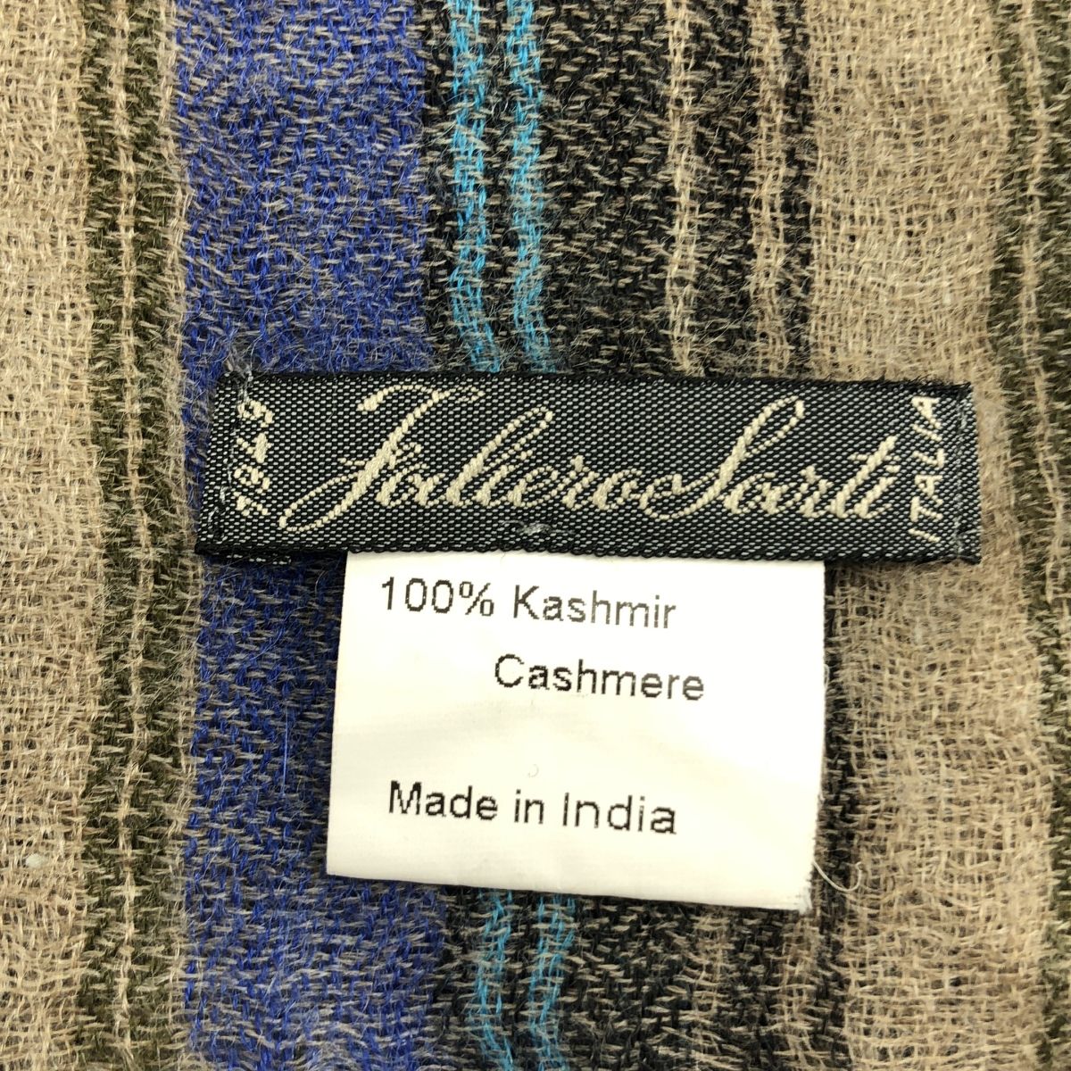 FALIERO SARTI / ファリエロサルティ | カシミヤ チェック フリンジ