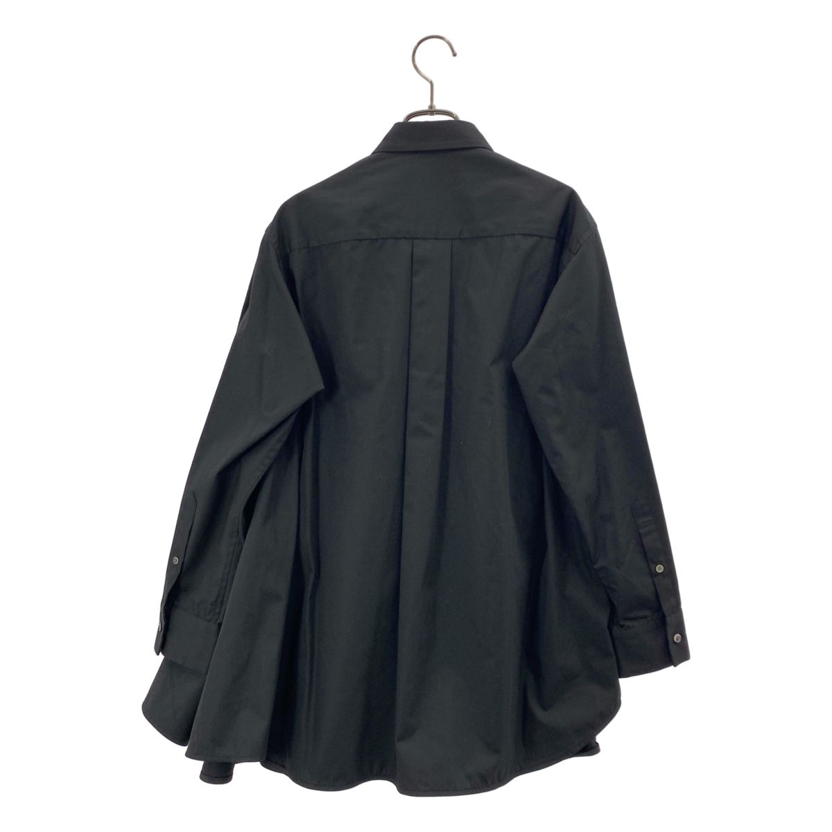 sacai / サカイ | コットンポプリン シャツ ドレス | 1 | ブラック