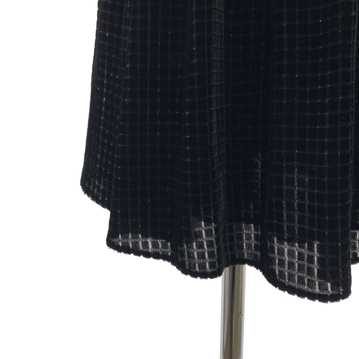 ARMANI アルマーニコレツォーニ セットアップ ベロア キルティング ジップノーカラージャケット サイドジップ ドレス ワンピース 42 ブラック レディース その他 ワンピース レディース