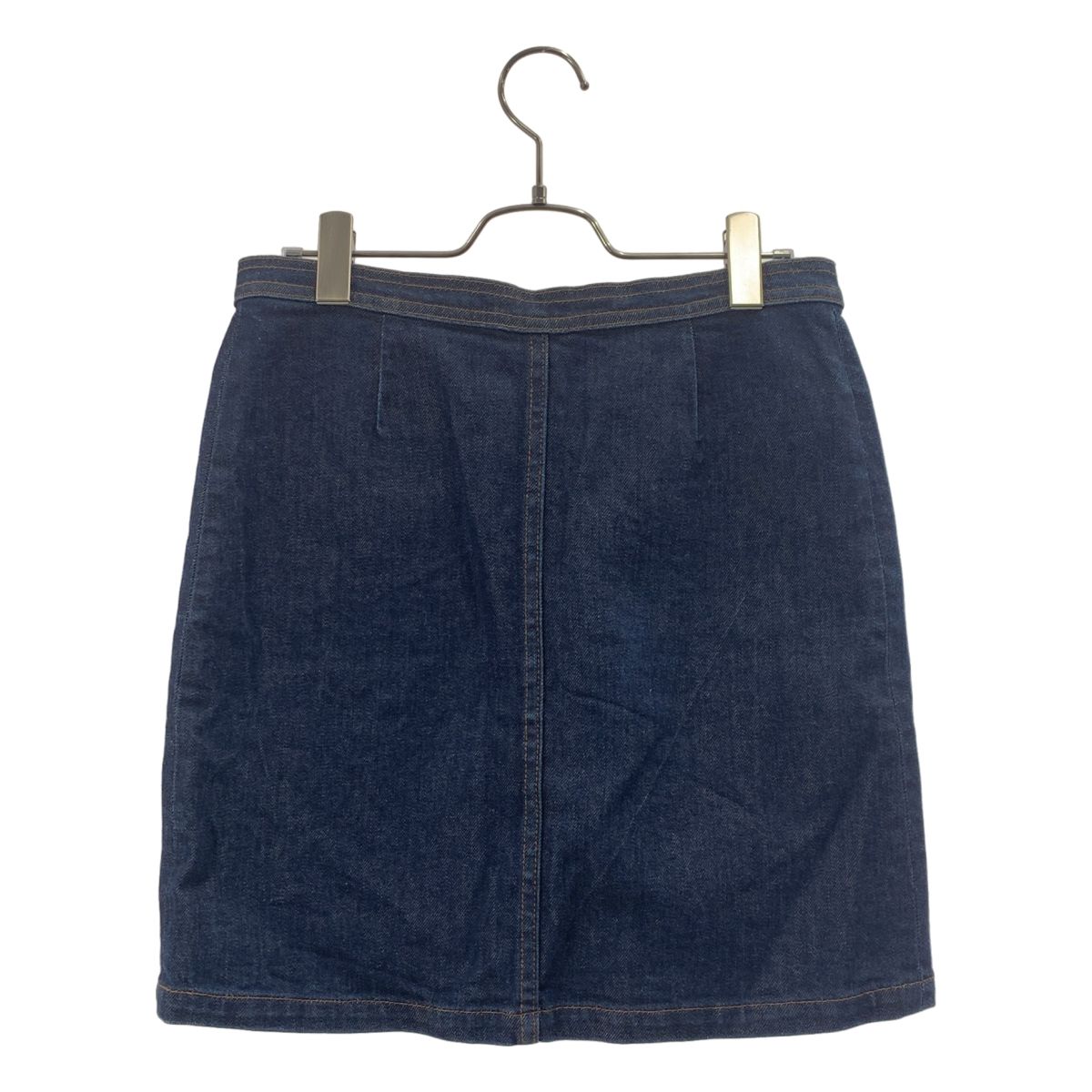 再値下げ【新品未使用】A.P.C. インディゴデニム ミニスカート 36 A.P.C. / アーペーセー | ロゴボタン デニム スカート | 36
