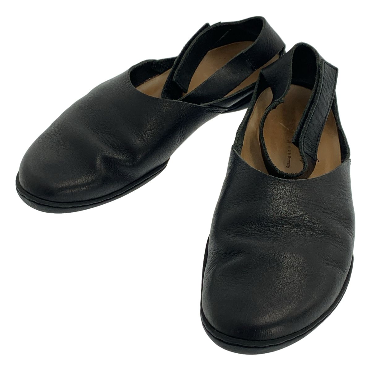 trippen / トリッペン | f アンクルストラップ ベルクロ レザー