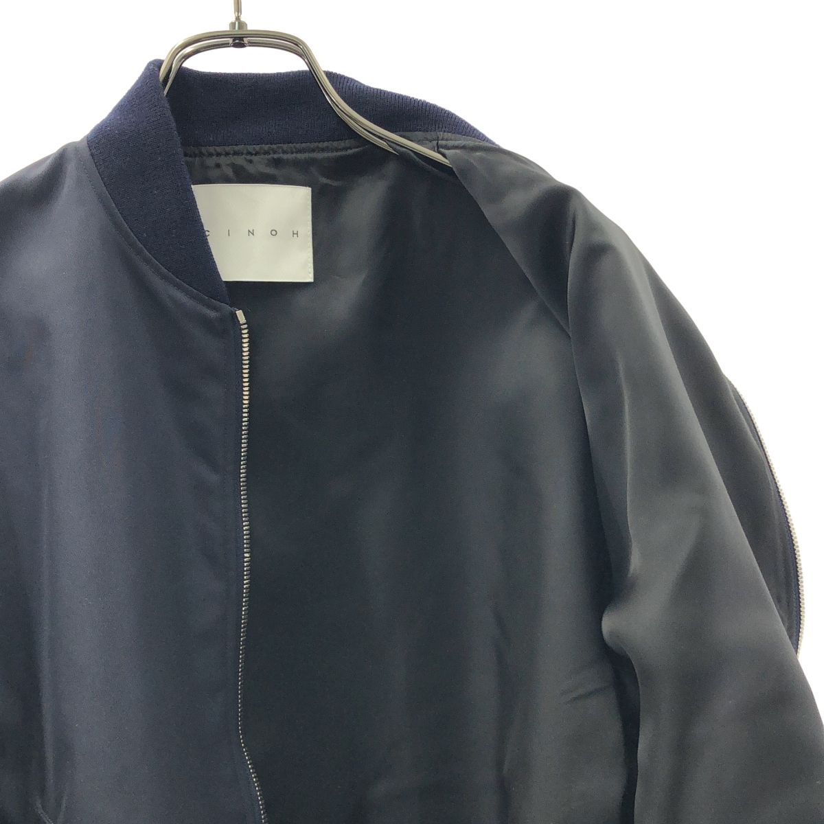 ジャケット・アウター CINOH ECONYL DRAPE SLEEVES MA-1 24AW CINOH ECONYL DRAPE SLEEVES MA - 1 CINOH ECONYL DRAPE SLEEVES MA-1 24AW