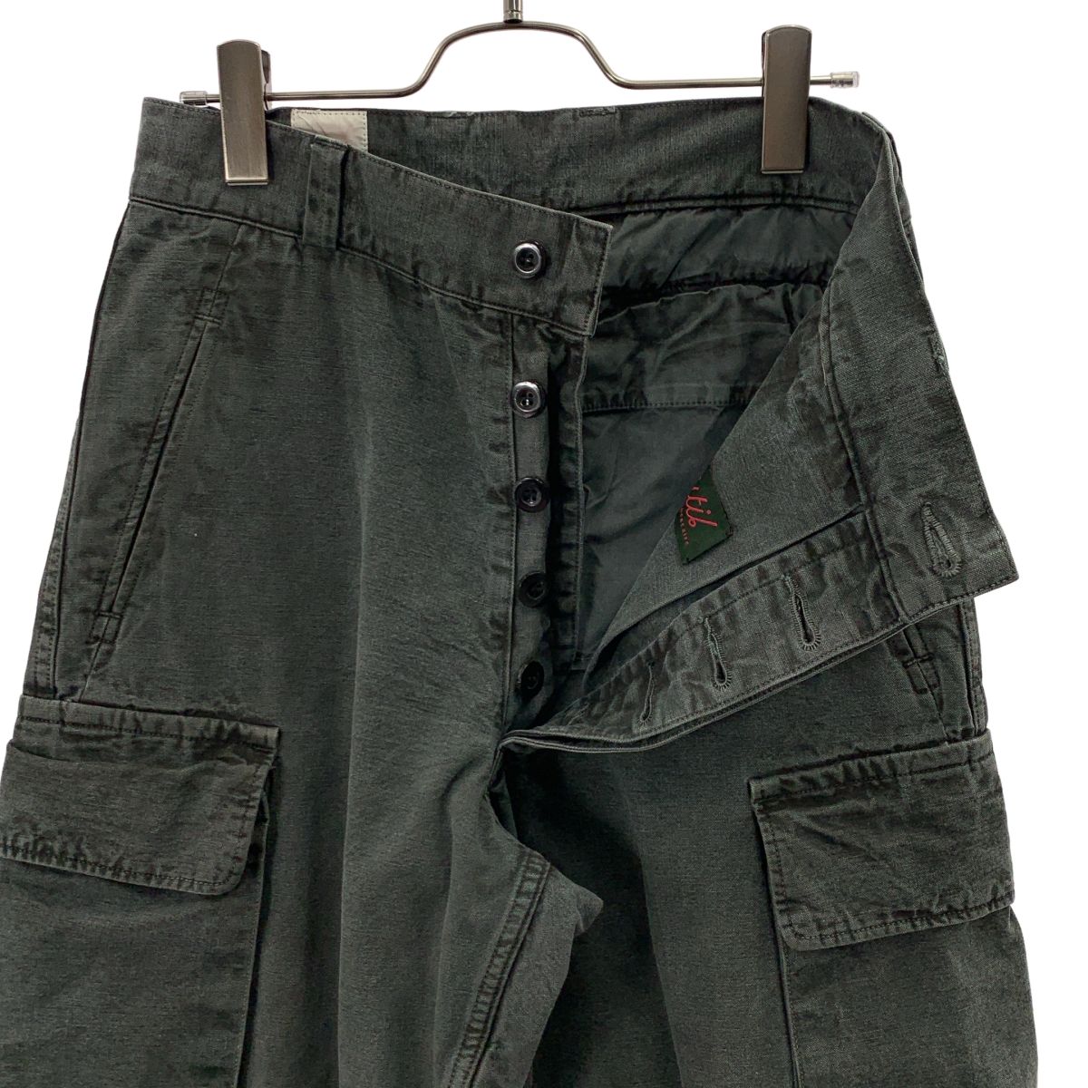 OUTIL / ウティ | PANTALON BLESLE M-47 コットン ヘンプ ダメージ加工  