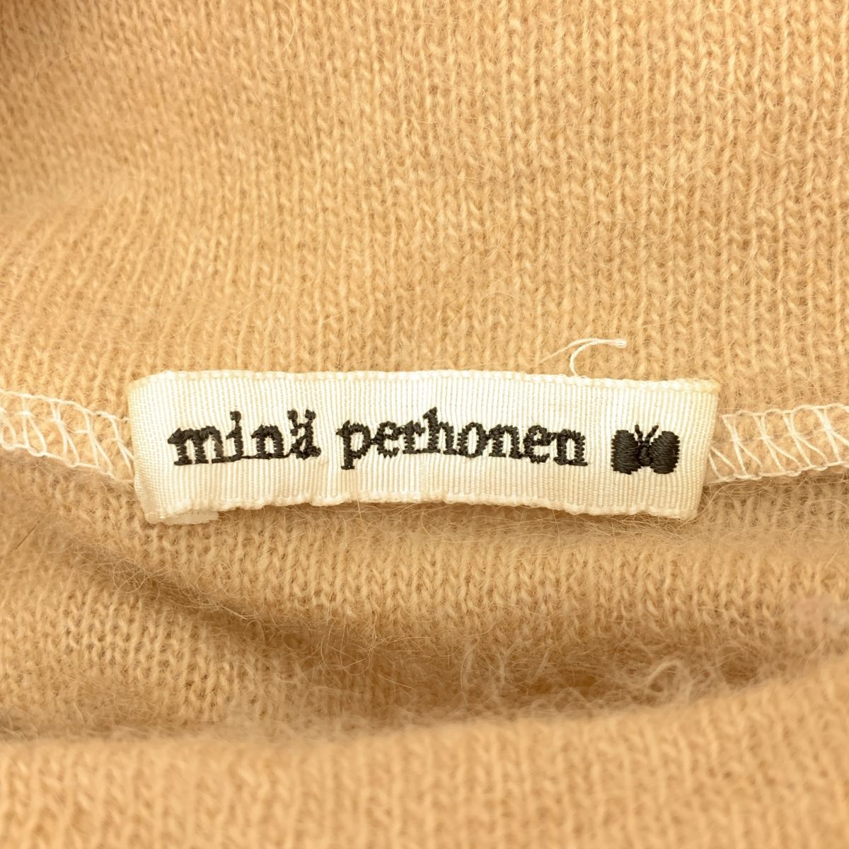 mina perhonen / ミナペルホネン | sand hill キャメル ハイネック