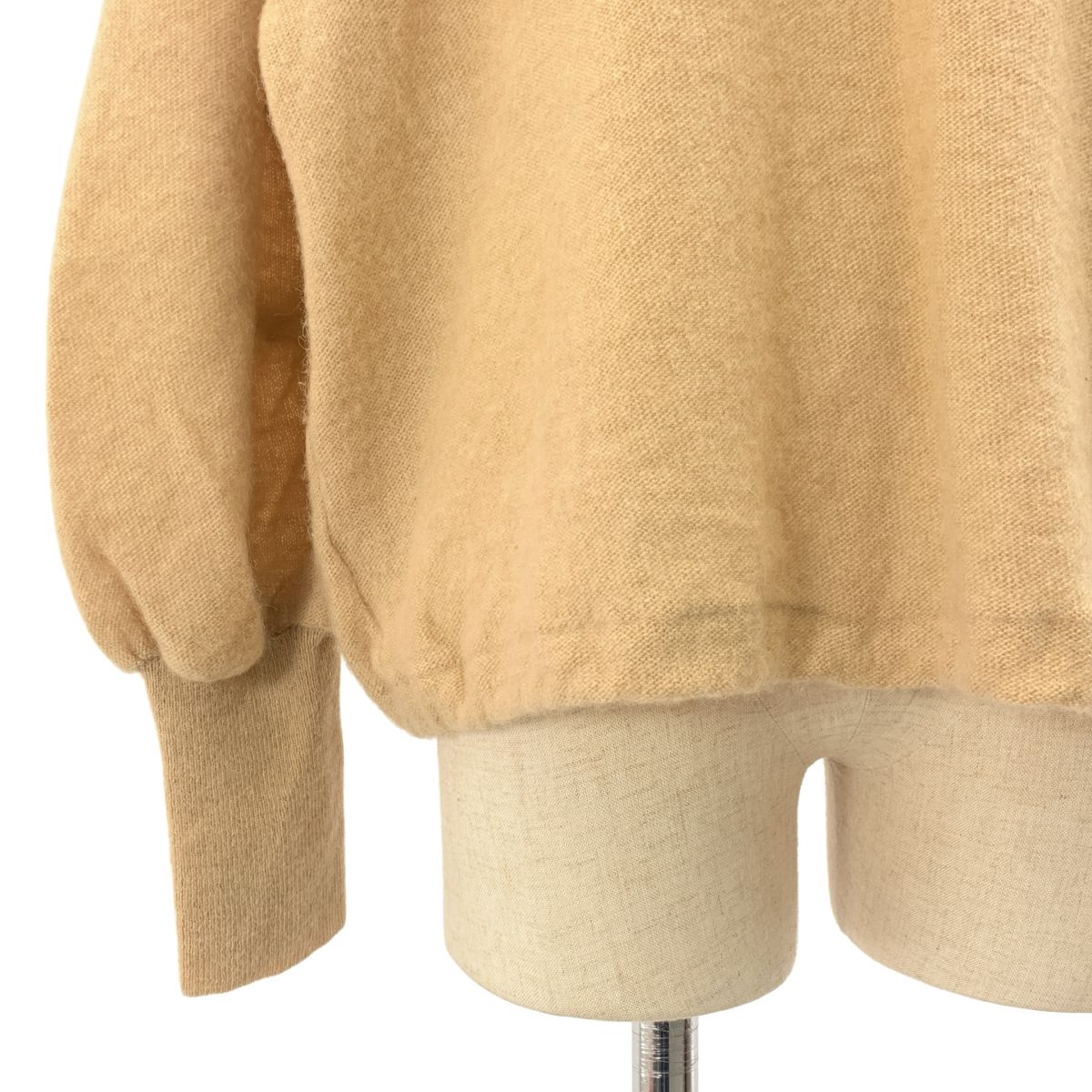 ミナペルホネン ベージュ ハイネックニット mina perhonen / ミナ